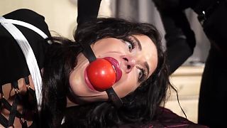 Catburglars captive - Fetish lesbian femdom with bondage and gagging